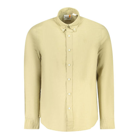 Timberland Beige Cotton Men Shirt Timberland