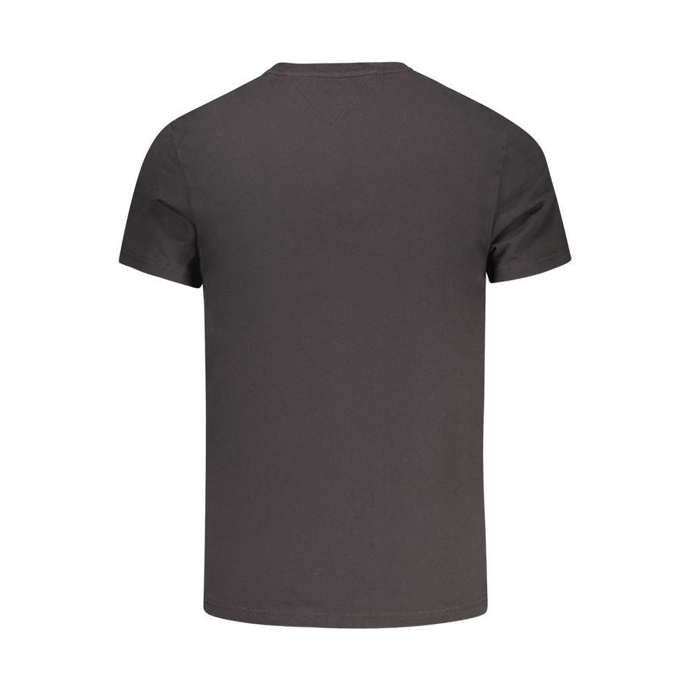 Tommy Hilfiger Black Cotton Men's T-Shirt Tommy Hilfiger