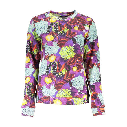 Cavalli Class Purple Cotton Women Sweater Cavalli Class