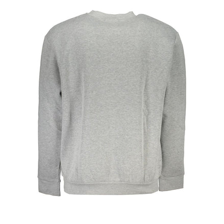 Cavalli Class Gray Cotton Men Sweater Cavalli Class