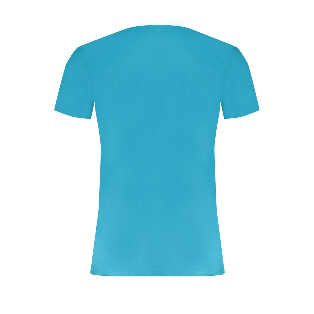 Trussardi Light Blue Cotton Men T-Shirt Trussardi