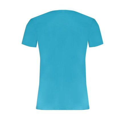 Trussardi Light Blue Cotton Men T-Shirt Trussardi