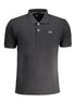 La Martina Black Cotton Men's Polo Shirt La Martina