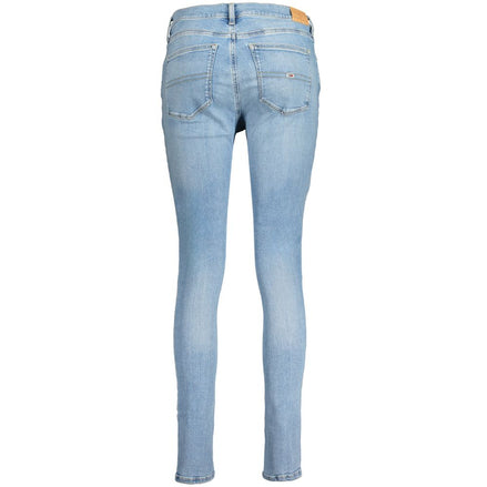 Tommy Hilfiger Blue Cotton Women Jeans Tommy Hilfiger
