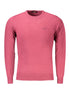 Cavalli Class Rosso Viscose Men Sweater Cavalli Class