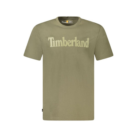 Timberland Green Organic Cotton Men T-Shirt Timberland