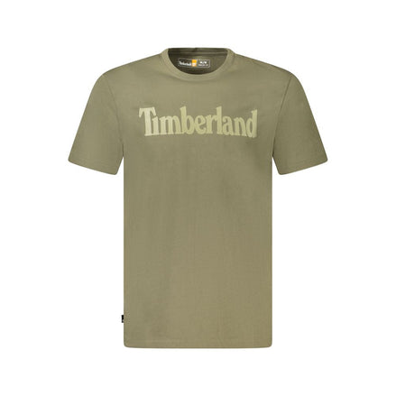 Timberland Green Organic Cotton Men T-Shirt Timberland