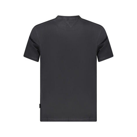 Napapijri Black Cotton Men T-Shirt Napapijri