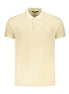 Cavalli Class Beige Cotton Men Polo Shirt Cavalli Class