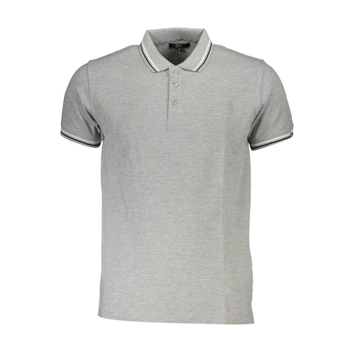 Cavalli Class Grigio Cotton Men Polo Cavalli Class