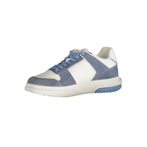 Tommy Hilfiger Light Blue Leather Women Sneaker Tommy Hilfiger
