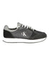 Calvin Klein Black Leather Men Sneaker Calvin Klein