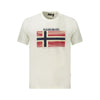 Napapijri Bianco Organic Cotton Men T-Shirt Napapijri