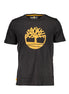 Timberland Black Organic Cotton Men T-Shirt Timberland