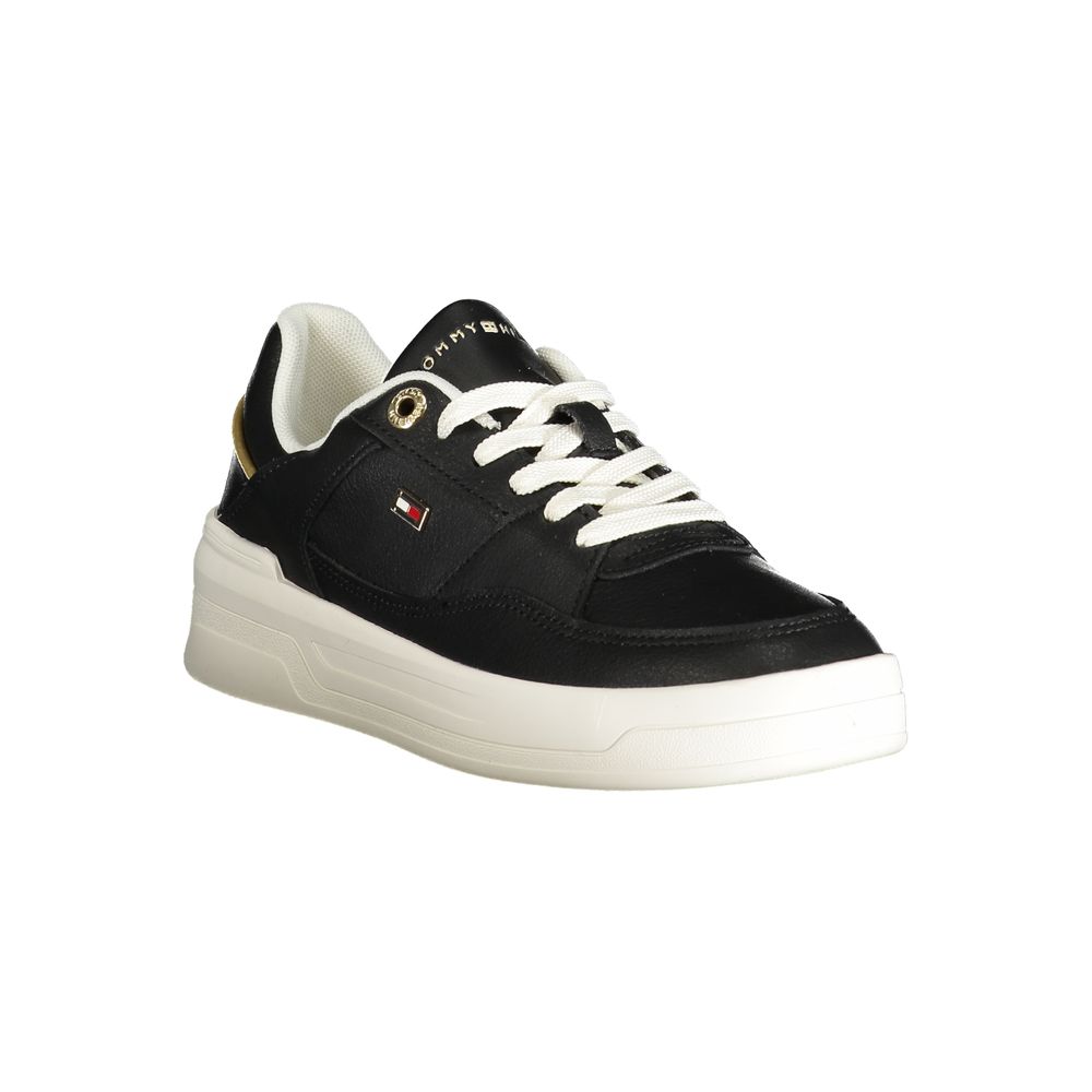 Tommy Hilfiger Black Polyethylene Women Sneaker Tommy Hilfiger