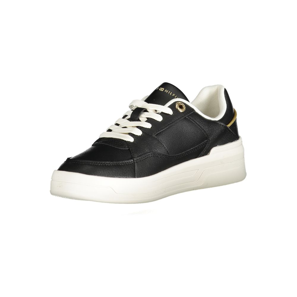Tommy Hilfiger Black Polyethylene Women Sneaker Tommy Hilfiger