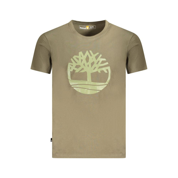 Timberland Verde Cotton Men T-Shirt Timberland