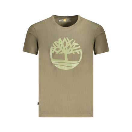 Timberland Verde Cotton Men T-Shirt Timberland