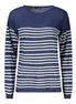 North Sails Blue Cotton Women Sweater North Sails