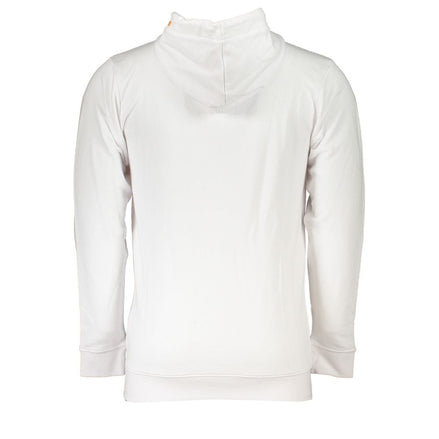 Cavalli Class Bianco Cotton Men Sweatshirt Cavalli Class
