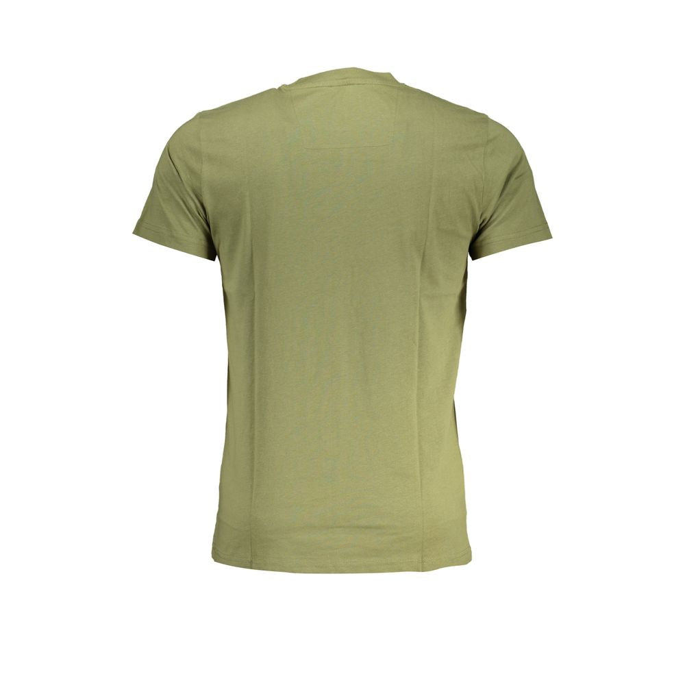 Cavalli Class Verde Cotton Men T-Shirt Cavalli Class