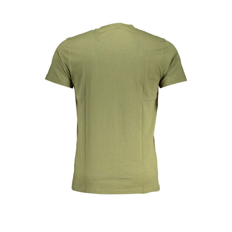 Cavalli Class Verde Cotton Men T-Shirt Cavalli Class