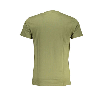 Cavalli Class Verde Cotton Men T-Shirt Cavalli Class