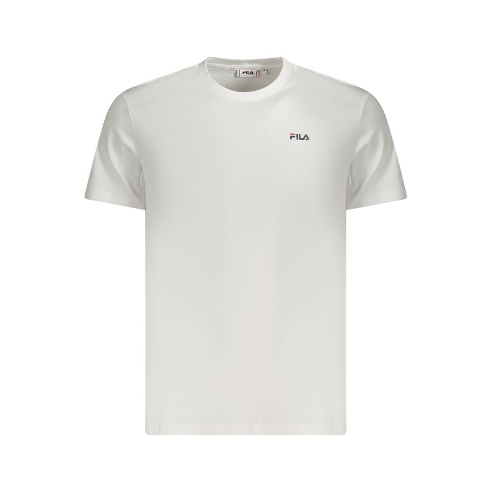 Fila White Cotton Men T-Shirt Fila