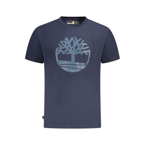 Timberland Blue Cotton Men T-Shirt Timberland