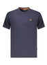 Napapijri Blue Organic Cotton Men T-Shirt Napapijri