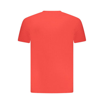 Cavalli Class „Rosso Baumwoll-Herren-T-Shirt“