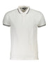 Cavalli Class White Cotton Men Polo Shirt Cavalli Class