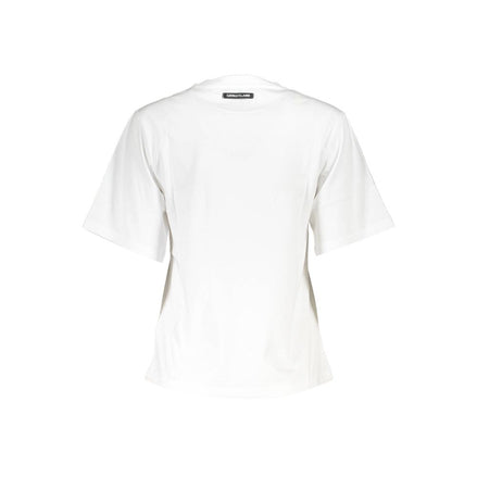 Cavalli Class White Cotton Women T-Shirt Cavalli Class