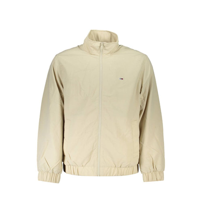 Tommy Hilfiger Beige Polyamide Men Jacket Tommy Hilfiger