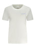 Converse White Cotton Women T-Shirt Converse