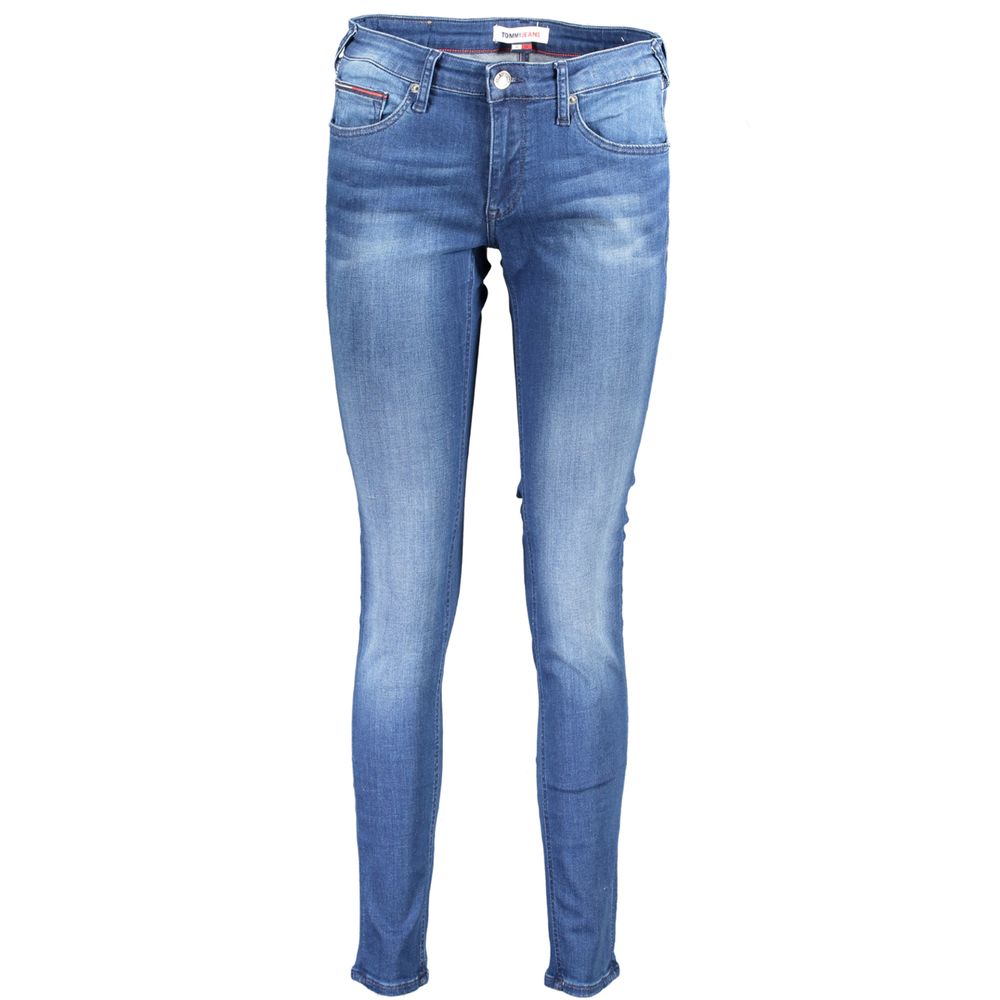 Tommy Hilfiger Blue Cotton Women Jeans Tommy Hilfiger