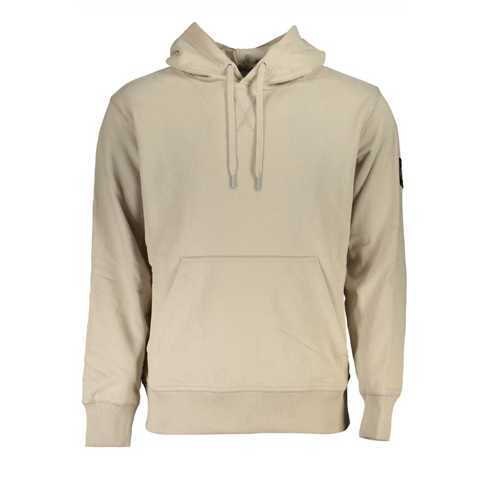 Calvin Klein Beige Cotton Men's Sweatshirt Calvin Klein