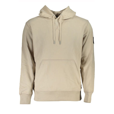 Calvin Klein Beige Cotton Men's Sweatshirt Calvin Klein