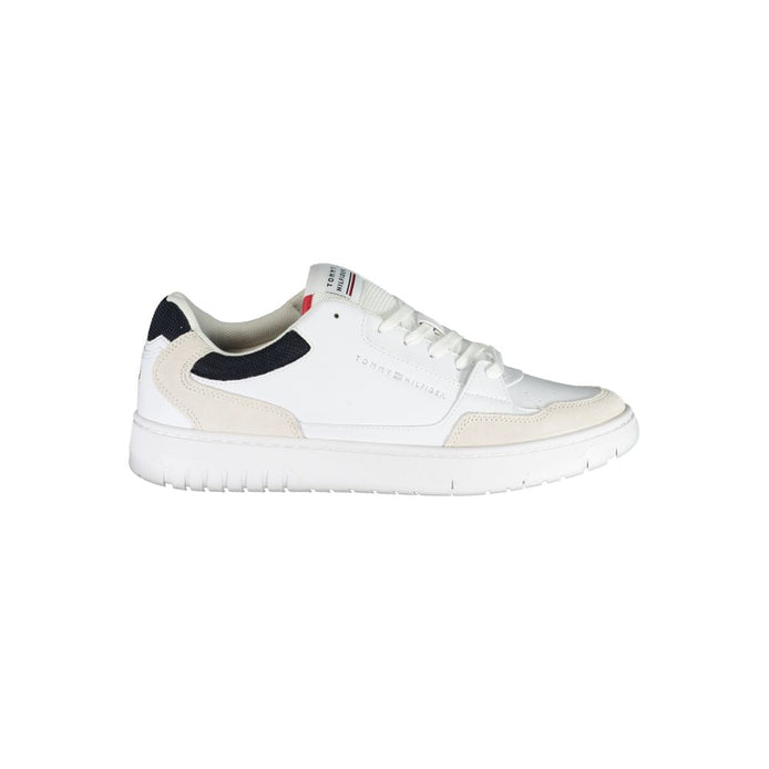 Tommy Hilfiger White Polyethylene Men Sneaker Tommy Hilfiger