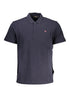 Napapijri Blue Cotton Men Polo Shirt Napapijri