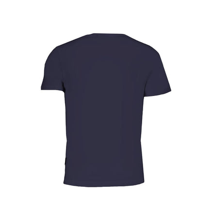 Napapijri Blue Organic Cotton Men T-Shirt Napapijri