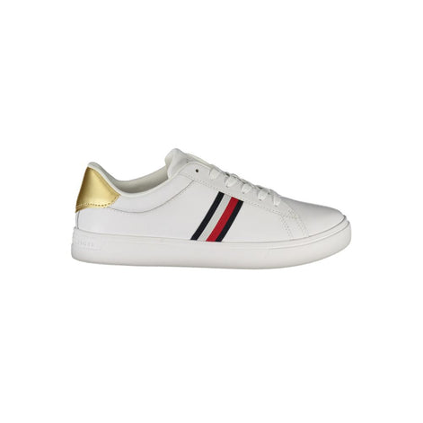 Tommy Hilfiger White Leather Women Sneaker Tommy Hilfiger