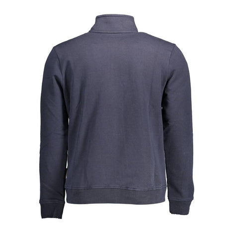 Napapijri Blue Cotton Men Sweater Napapijri
