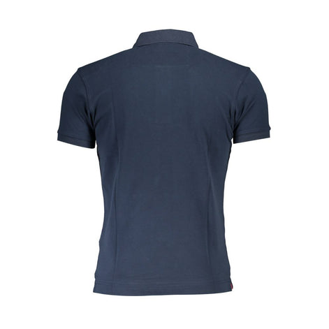 La Martina Blue Cotton Men's Polo Shirt La Martina