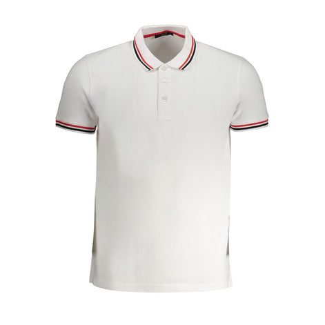 Cavalli Class Bianco Cotton Men's Polo Shirt Cavalli Class