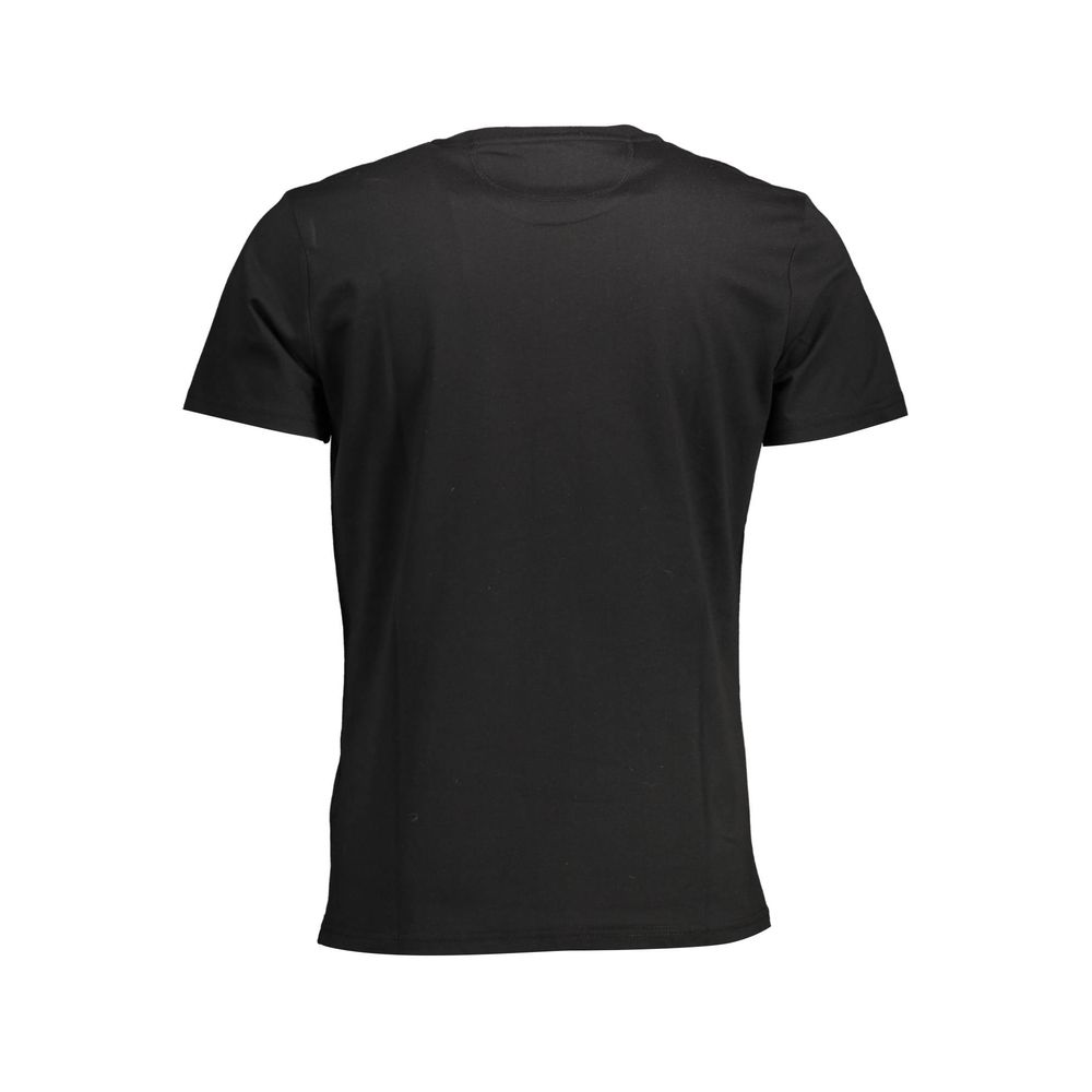 La Martina Black Cotton Men's T-Shirt La Martina
