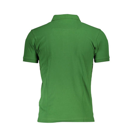 La Martina Verde Cotton Men Polo La Martina