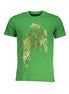 Cavalli Class Verde Cotton Male T-Shirt Cavalli Class