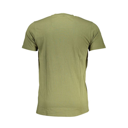 Cavalli Class Verde Cotton Men T-Shirt Cavalli Class