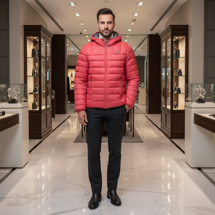 Veste Norvège 1963 Rosso Poliammide pour Homme